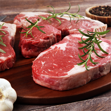 Load image into Gallery viewer, Bison Ribeye Steaks, 12 oz (case of 12)