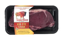 Load image into Gallery viewer, Bison Ribeye Steaks, 10 oz (4 count)