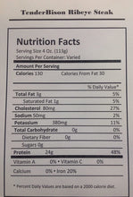 Load image into Gallery viewer, Bison Ribeye Steaks, 5-9 oz. each (case of 6)