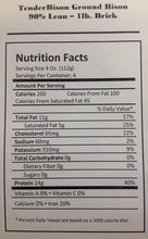 Load image into Gallery viewer, Ground Bison 90% Lean, 80 oz. (2 count)