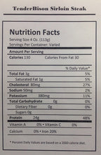 Load image into Gallery viewer, Bison Sirloin Steaks, 5-9 oz (6 count)