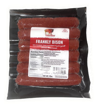 Load image into Gallery viewer, Bison 100% Hot Dogs - 18 - 2 oz. (3 Gourmet packages)
