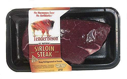 Bison Sirloin Steaks, 6-8 oz (case of 12)