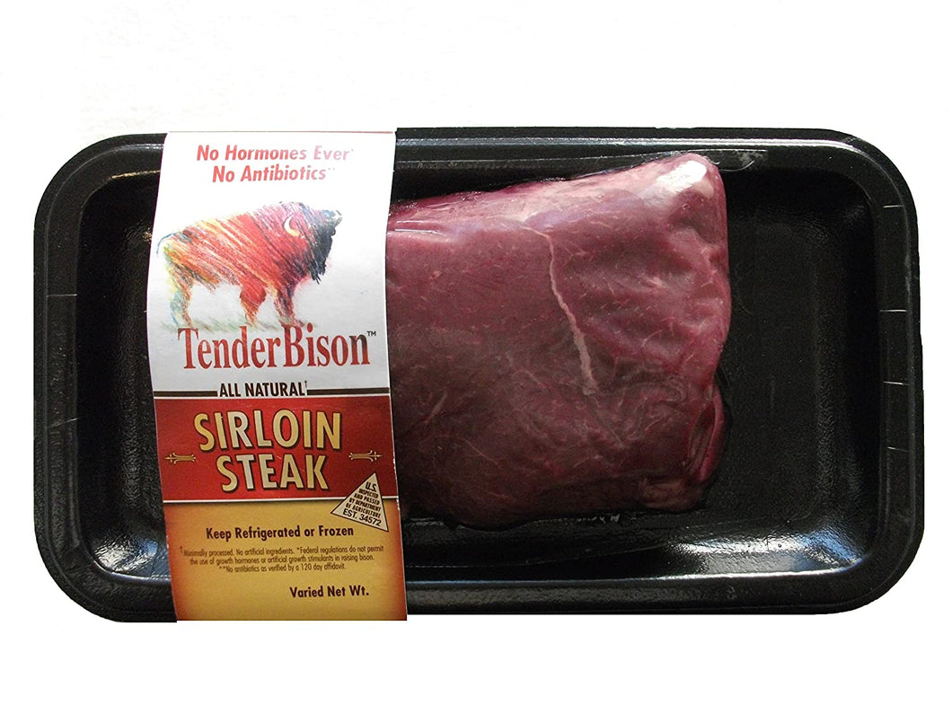 Bison Sirloin Steaks, 6-8 oz (6 count)