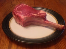 Load image into Gallery viewer, Bison Tomahawk Bone-In Chops, 30 oz avg (6 count)

